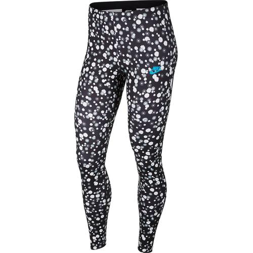  Nike Sportswear Heritage Leggings Floral Kadın Siyah Tayt (CJ2473-011)