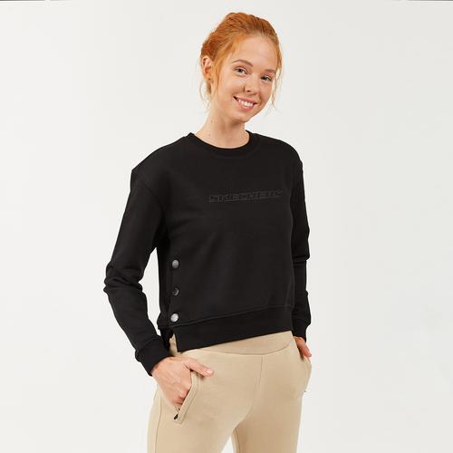  Skechers Fleece Logo Kadın Siyah Sweatshirt (S202032-001)