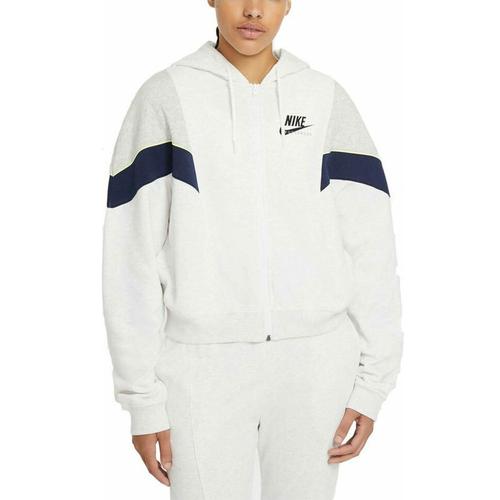  Nike Sportswear Heritage Kadın Beyaz Sweatshirt (CZ8600-051)