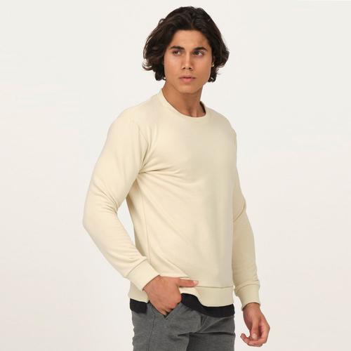  Five Pocket Erkek Bej Sweatshirt (4202-FY101)