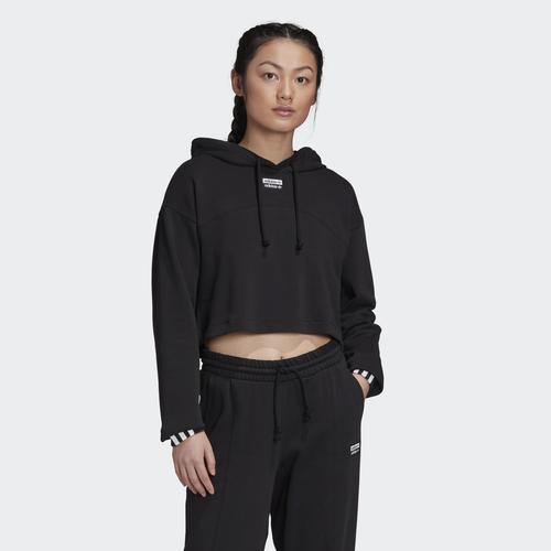  adidas R.Y.V. Cropped Kadın Siyah Sweatshirt (GD3090)