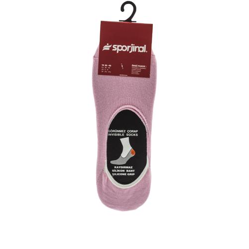  Sporjinal Cevreb Kadın Pembe Babet Çorap (2207)