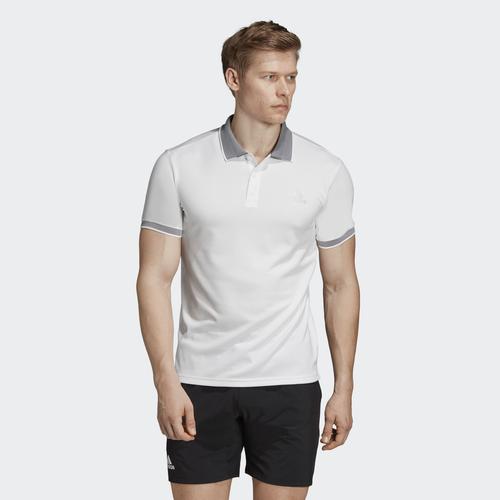  adidas Club Solid Erkek Beyaz Polo Tişört (DX1804)