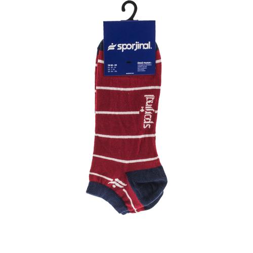  Sporjinal Cevreb Erkek Kırmızı Patik Çorap (1807)
