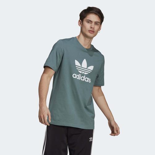  adidas Adicolor Classics Trefoil Erkek Yeşil Tişört (GN3483)