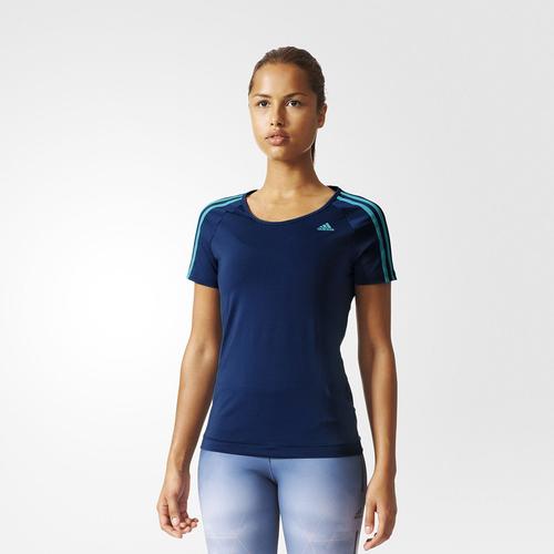  adidas Basic 3S Kadın Lacivert Tişört (AJ5366)