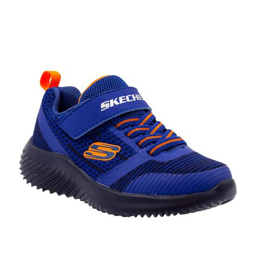  Skechers Bounder-Zallow Çocuk Mavi Spor Ayakkabı (98302L-BLNV)