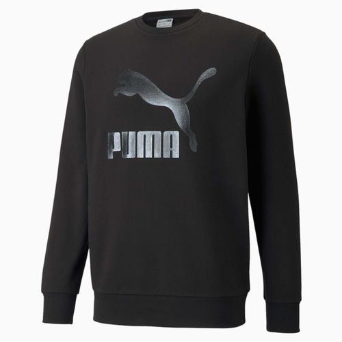  Puma Classics Logo Erkek Siyah Sweatshirt (530087-01)