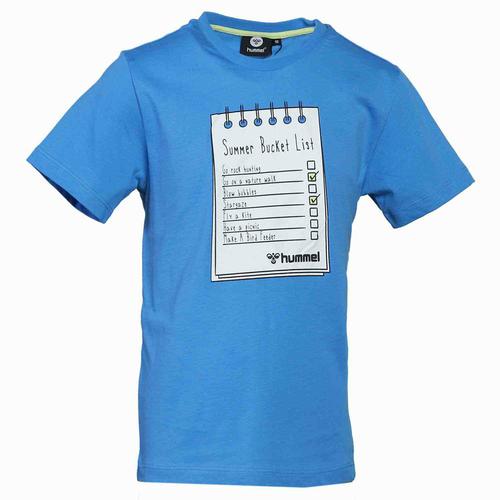  Hummel Bucket Çocuk Mavi Tişört (911297-7620)