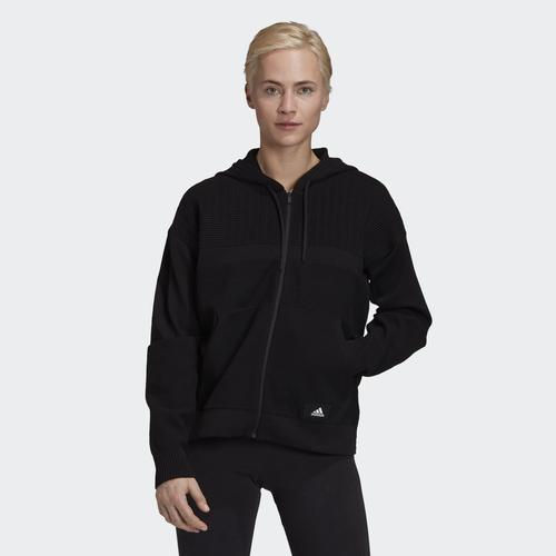  adidas Knit Kadın Siyah Ceket (FS2402)