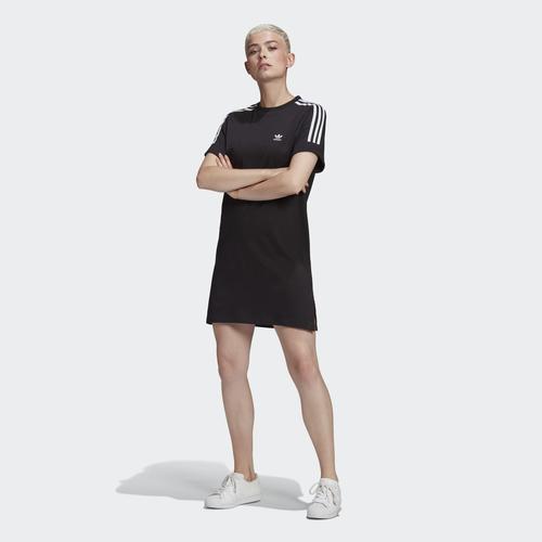  adidas Adicolor Classics Roll-Up Sleeve Kadın Siyah Elbise (GN2777)