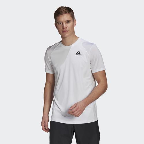  adidas Club Tennis 3-Stripes Erkek Beyaz Tişört (GL5401)