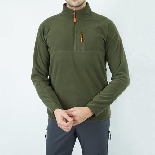  Alpinist Gamma Erkek Haki Polar Sweatshirt (AL600508-HAK)