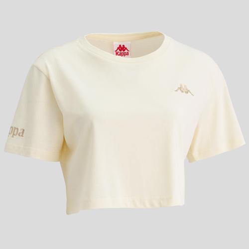  Kappa Authentic Ghigax Kadın Beyaz Tişört (381G8MW-H15)
