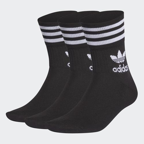  adidas Mid Siyah 3'lü Çorap (GD3576)