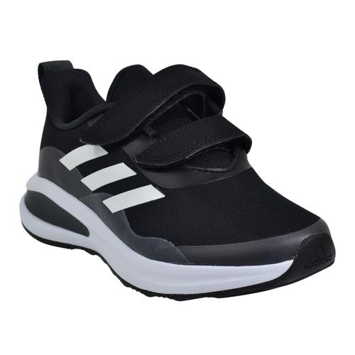  adidas FortaRun Double Strap Çocuk Siyah Koşu Ayakkabısı (H04166)