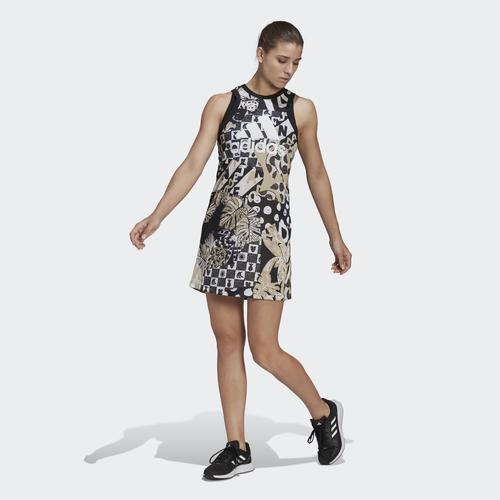  adidas Farm Print Kadın Elbise (HA1236)