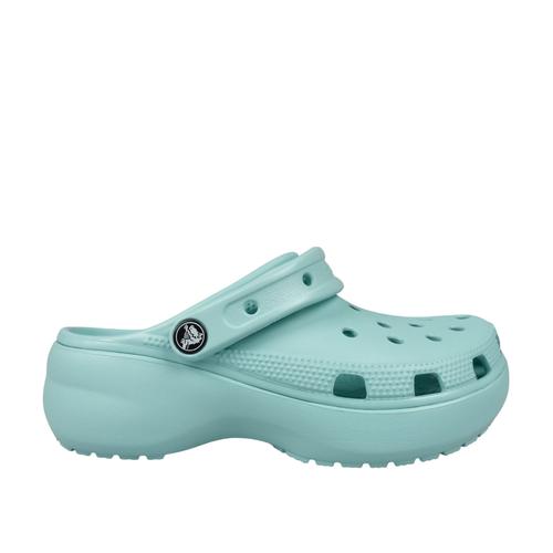  Crocs Classic Platform Clog Kadın Mavi Sandalet (206750-4SS)