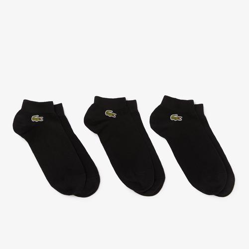  Lacoste Sport Erkek 3'lü Siyah Çorap (RA4183.8VM)