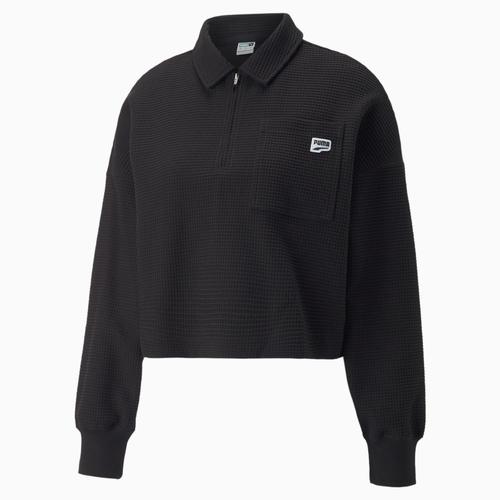  Puma Downtown Kadın Siyah Polo Sweatshirt (535745-01)