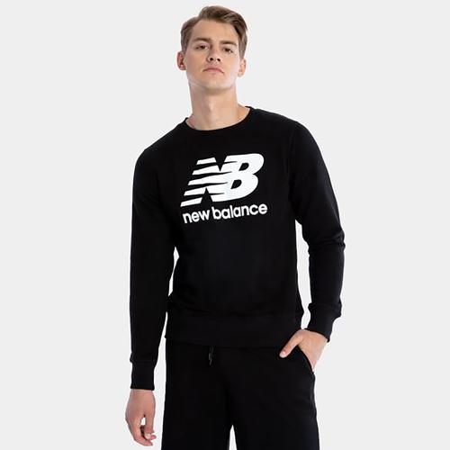  New Balance Lifestyle Erkek Siyah Sweatshirt (MTC1105-BK)