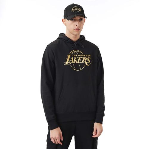  New Era Lakers NBA Foil Erkek Siyah Sweatshirt (60284705)