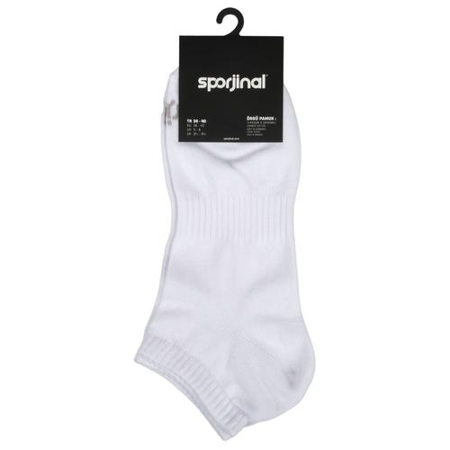  Sporjinal Kadın Beyaz Çorap (SP9092)