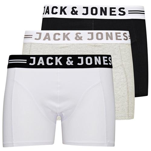  Jack & Jones Sense Erkek 3'lü Boxer (12081832-LGM)