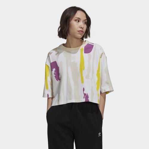  adidas Thebe Magugu Allover Print Kadın Tişört (HM2621)
