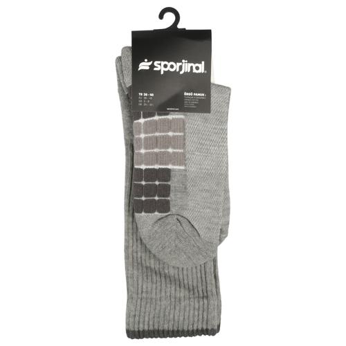  Sporjinal Kadın Gri Çorap (SP9016)