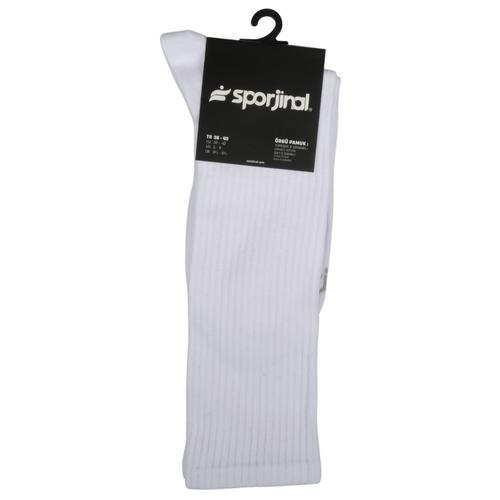  Sporjinal Kadın Beyaz Çorap (SP9184)