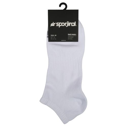  Sporjinal Erkek Beyaz Çorap (SP9108)
