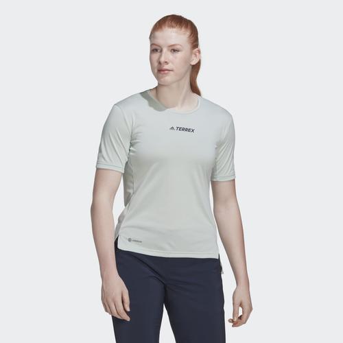  adidas Terrex Multi Kadın Yeşil Antrenman Tişörtü (HI5504)