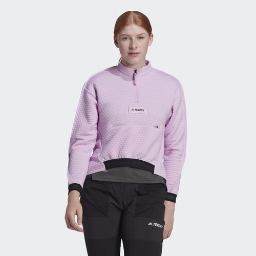  adidas Terrex Hike 1/2 Kadın Mor Polar Sweatshirt (HH9276)