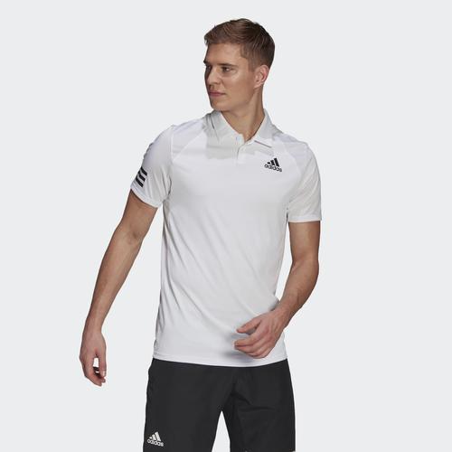  adidas Club 3-Stripes Erkek Beyaz Polo Tişört (GL5416)